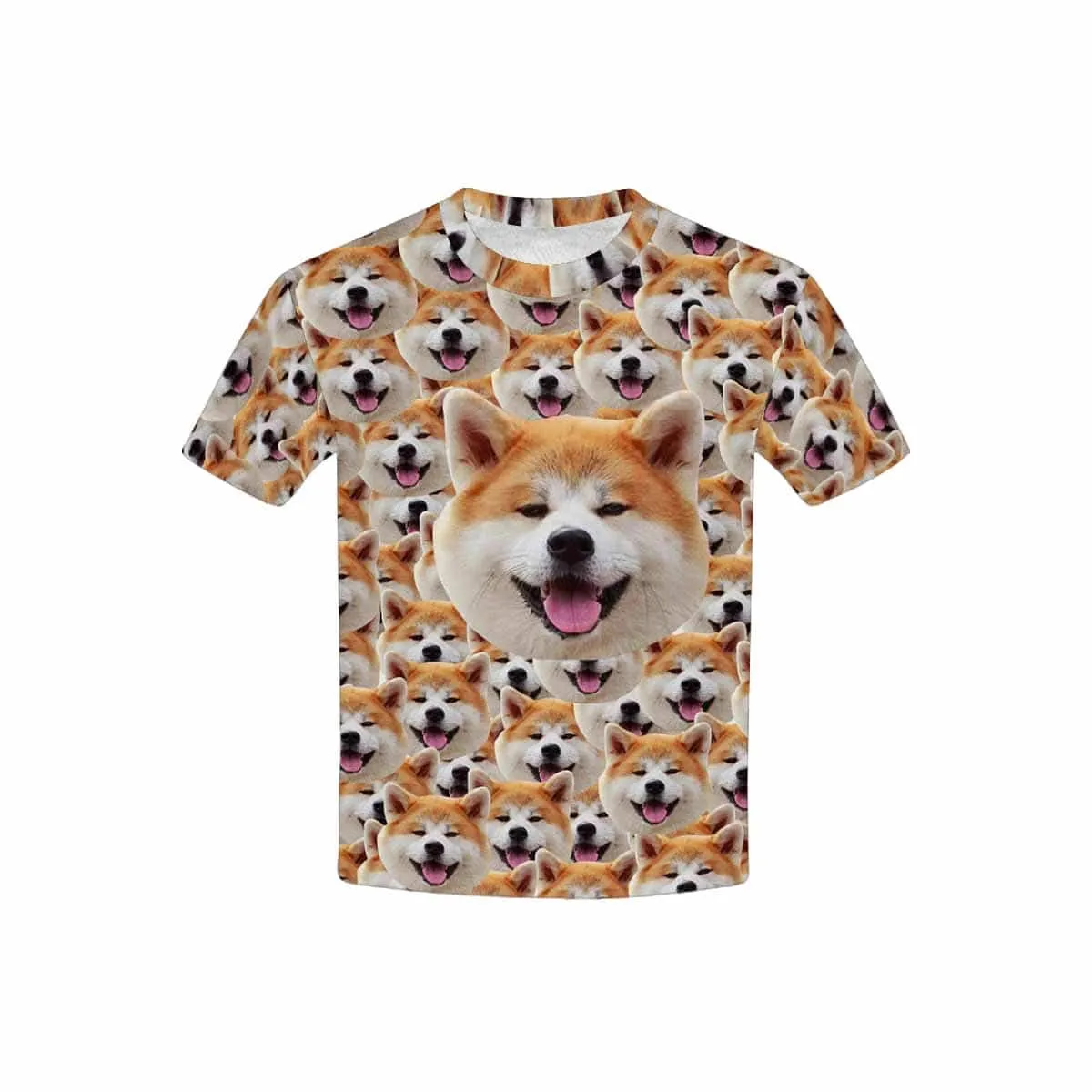 #6-15Y Custom Face Simple Kid's All Over Print T-shirt