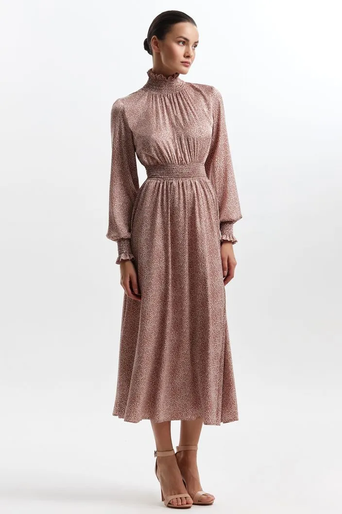 Adorned Off White Evening Dress