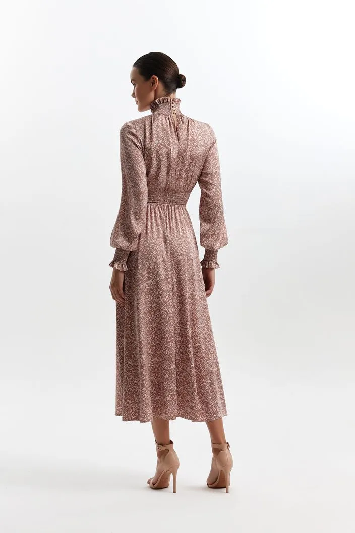 Adorned Off White Evening Dress