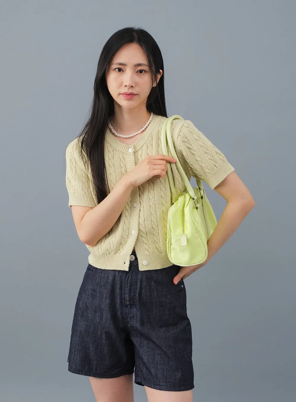 Basic Raw Denim Shorts OJ02