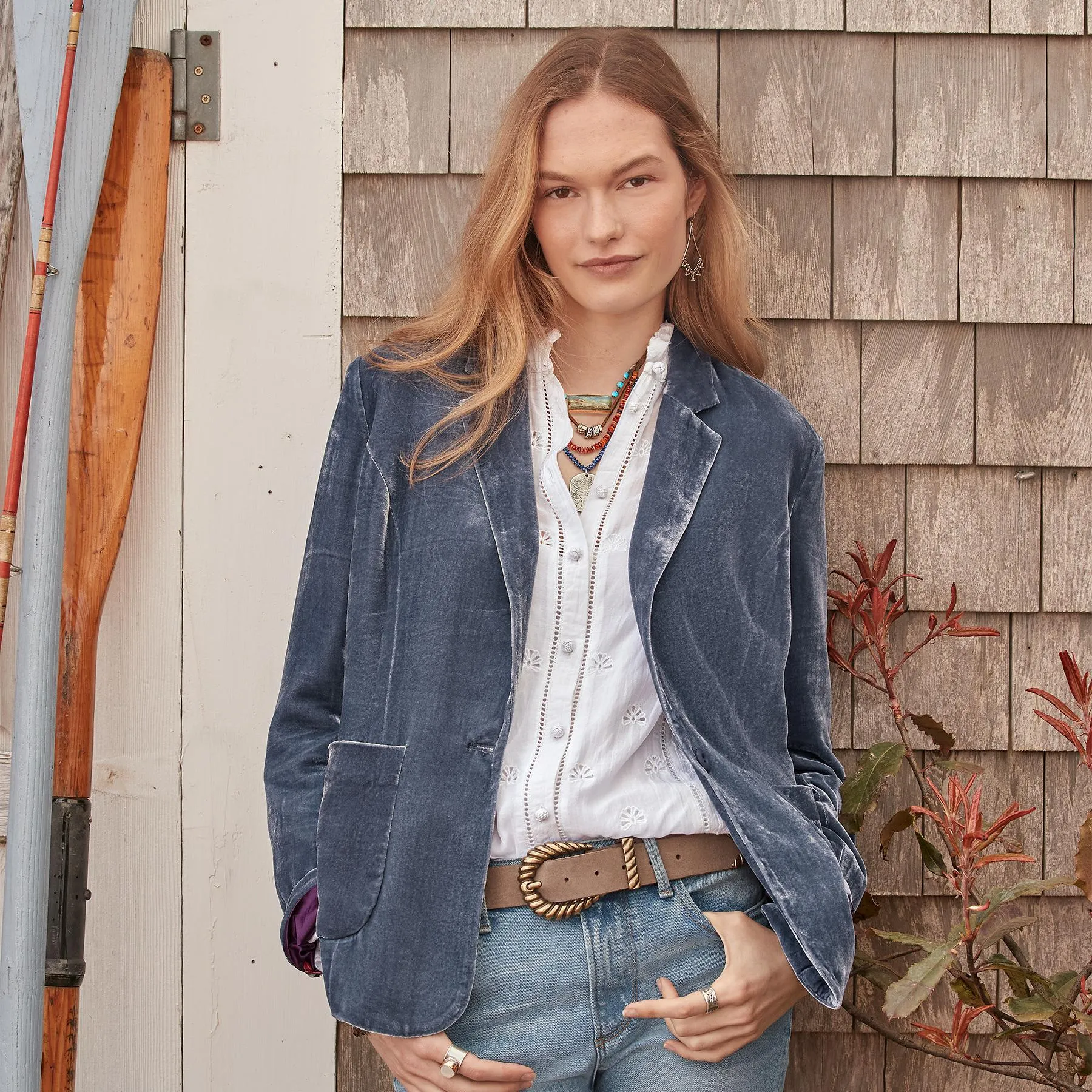 Beau Velvet Blazer