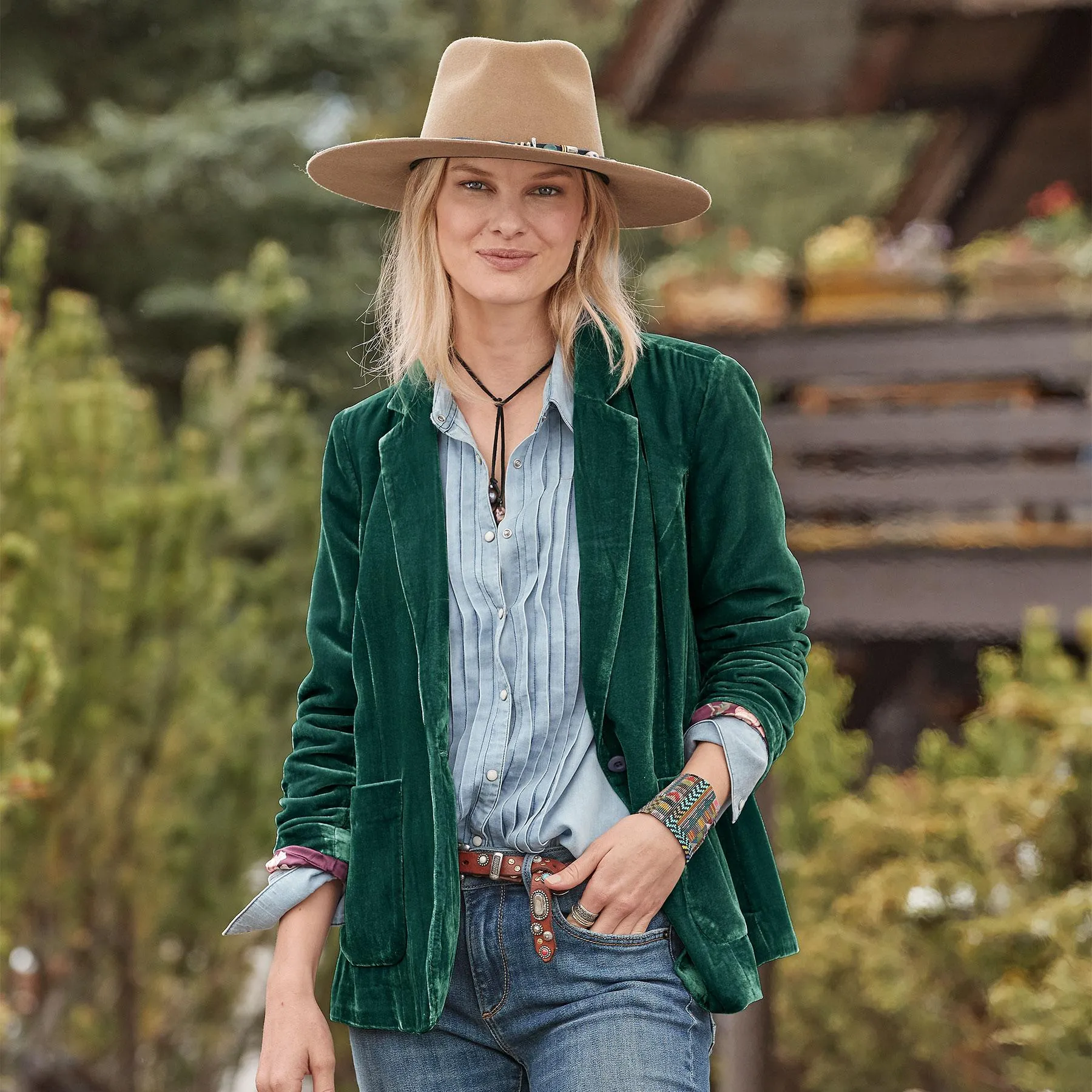 Beau Velvet Blazer