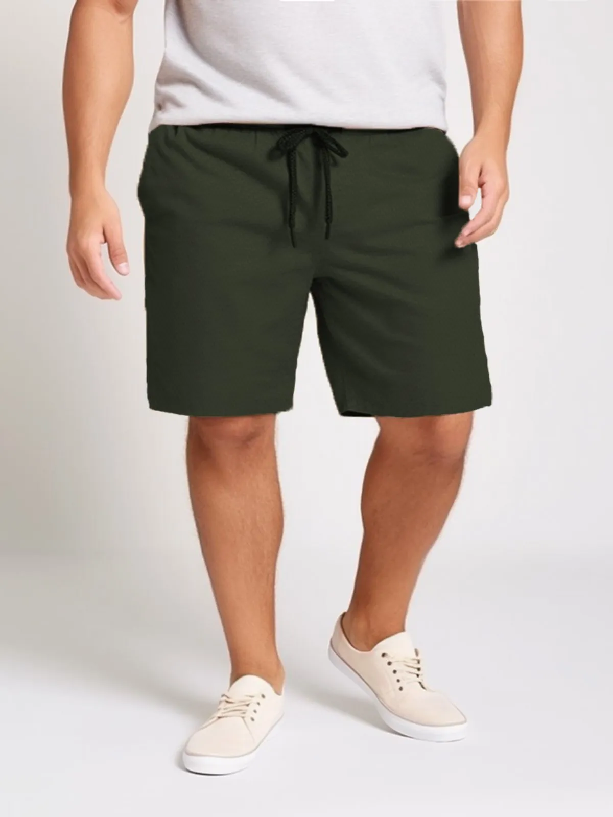Big & Tall Casual Cotton Men's Shorts