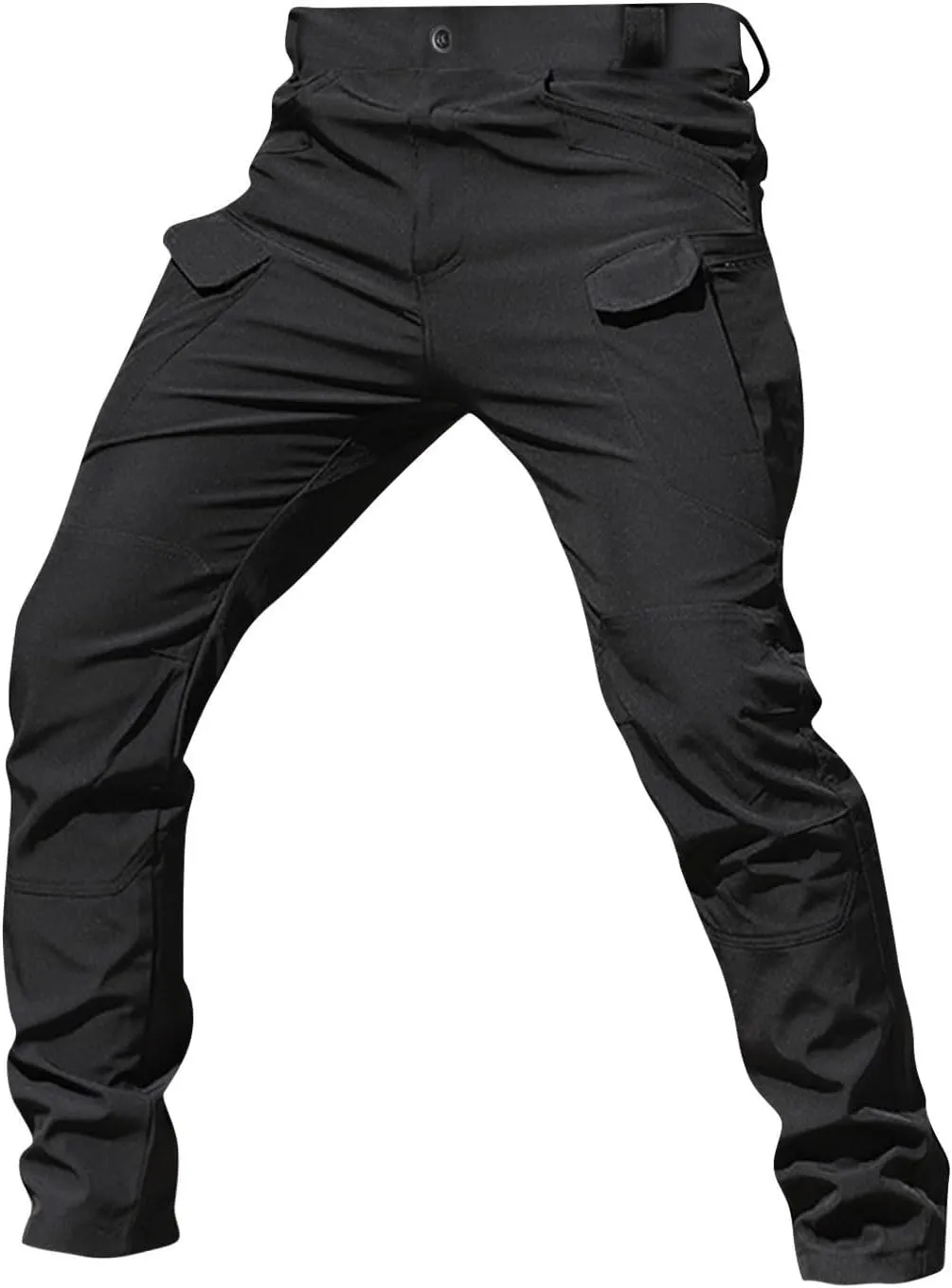 Cargo Pants Men Baggy Ripstop Stretch Pants Multi Pockets Tapered Fit Pants Big and Tall Tactical Trousers Fashion