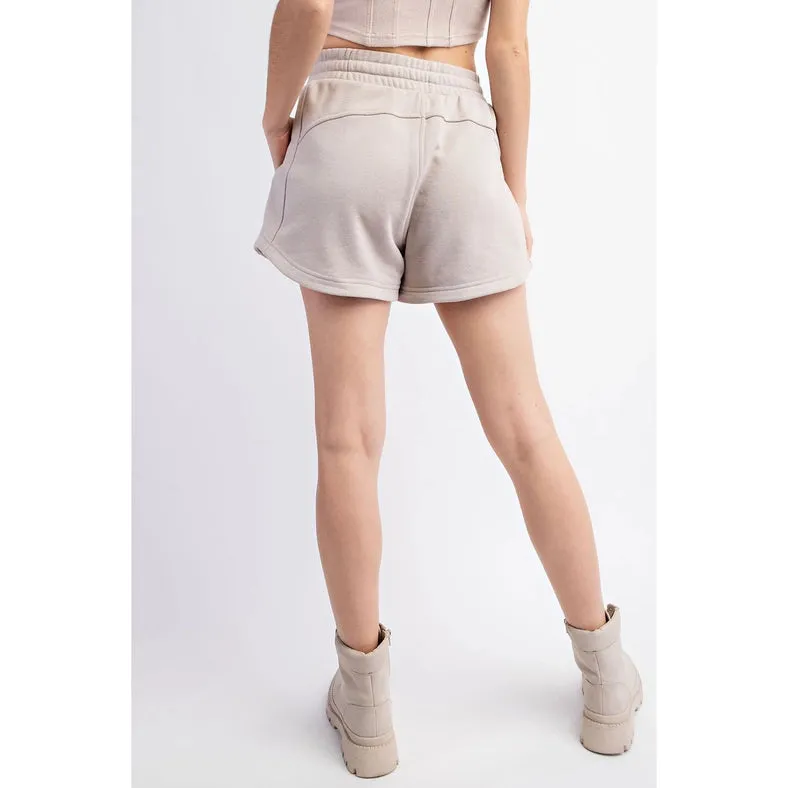 French Terry Basic Short Lt Taupe