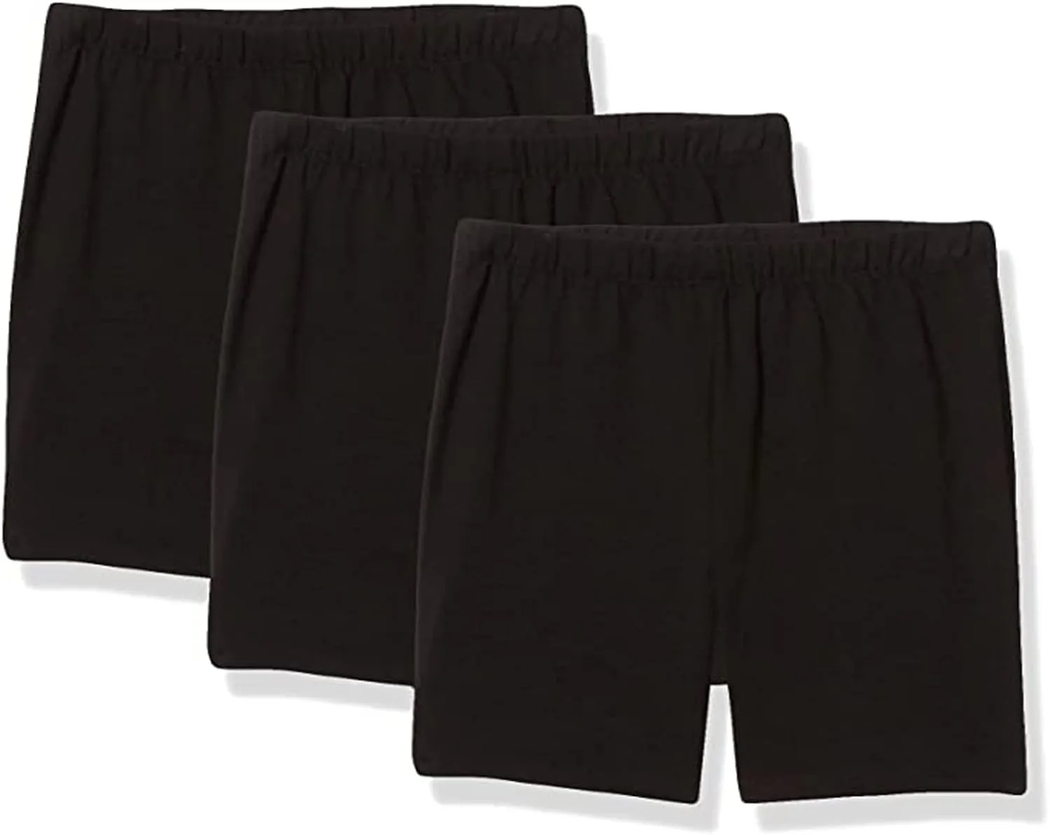 Girls Dance Shorts 3 Pack Baby Girls' Shorts Cotton Basic Shorts Girls Bike Short Comfy and Safety（Pink,Rose RED,Purple）