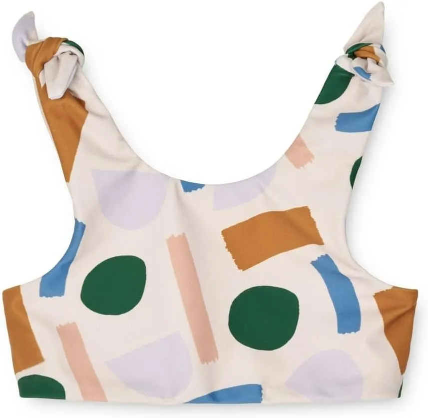Girls Swimsuit Two Piece Bikini Set Bowknot Swim Top & Bottom Tankini Set Summer Beach Wear Dolphin Whale Bathing Suit