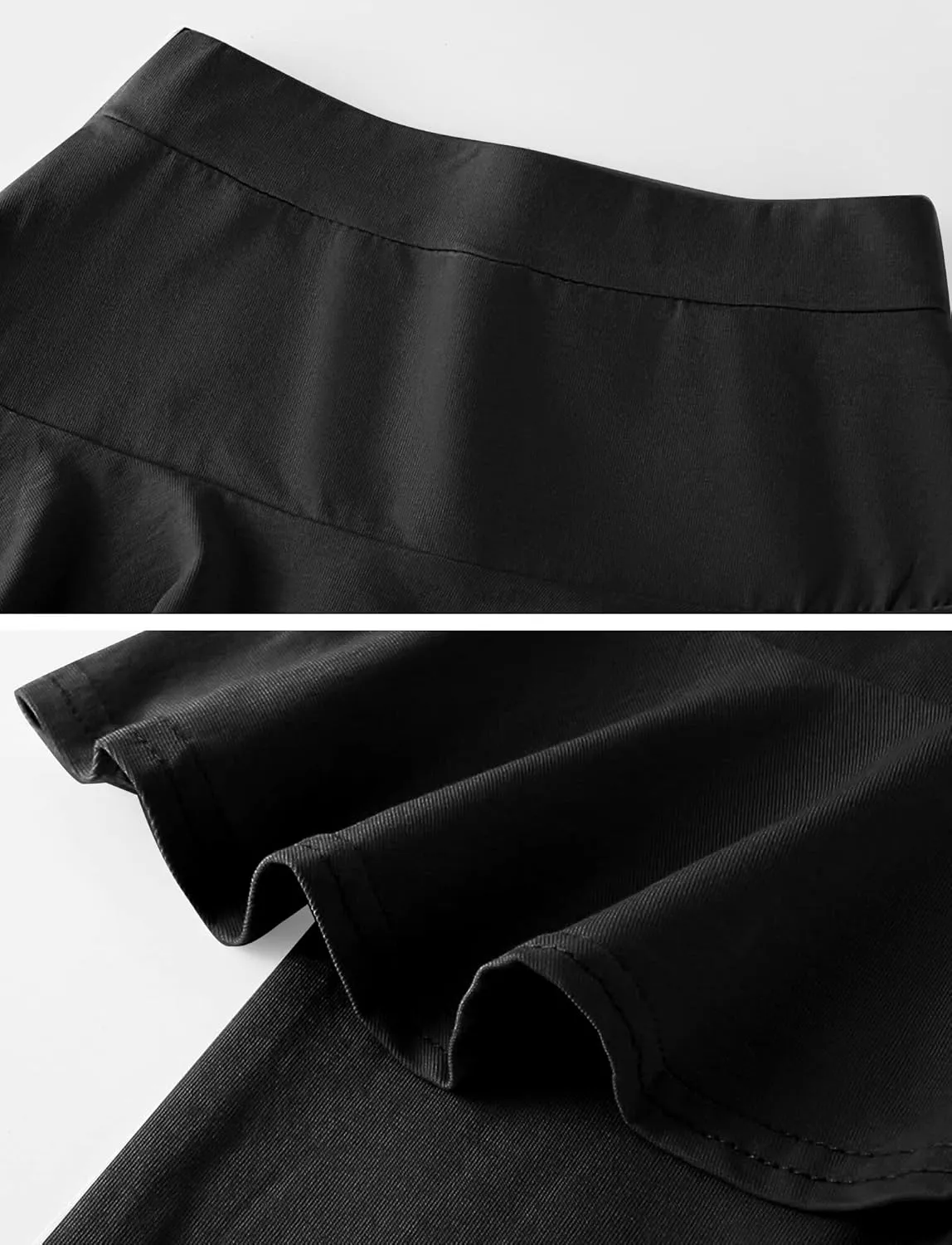 Happy Cherry Toddler Girl Skirt Shorts with Capri Leggings Knee Length Biker Shorts with Ruffle Skirt 1/2/3 Packs