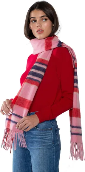 JENNIE LIU Womens 100% Cashmere Scarf