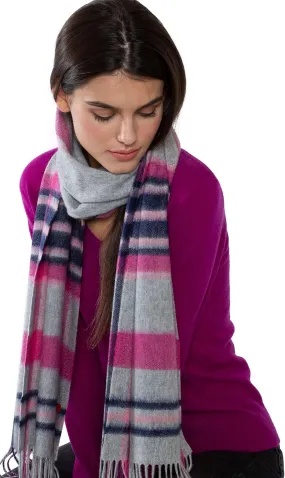 JENNIE LIU Womens 100% Cashmere Scarf