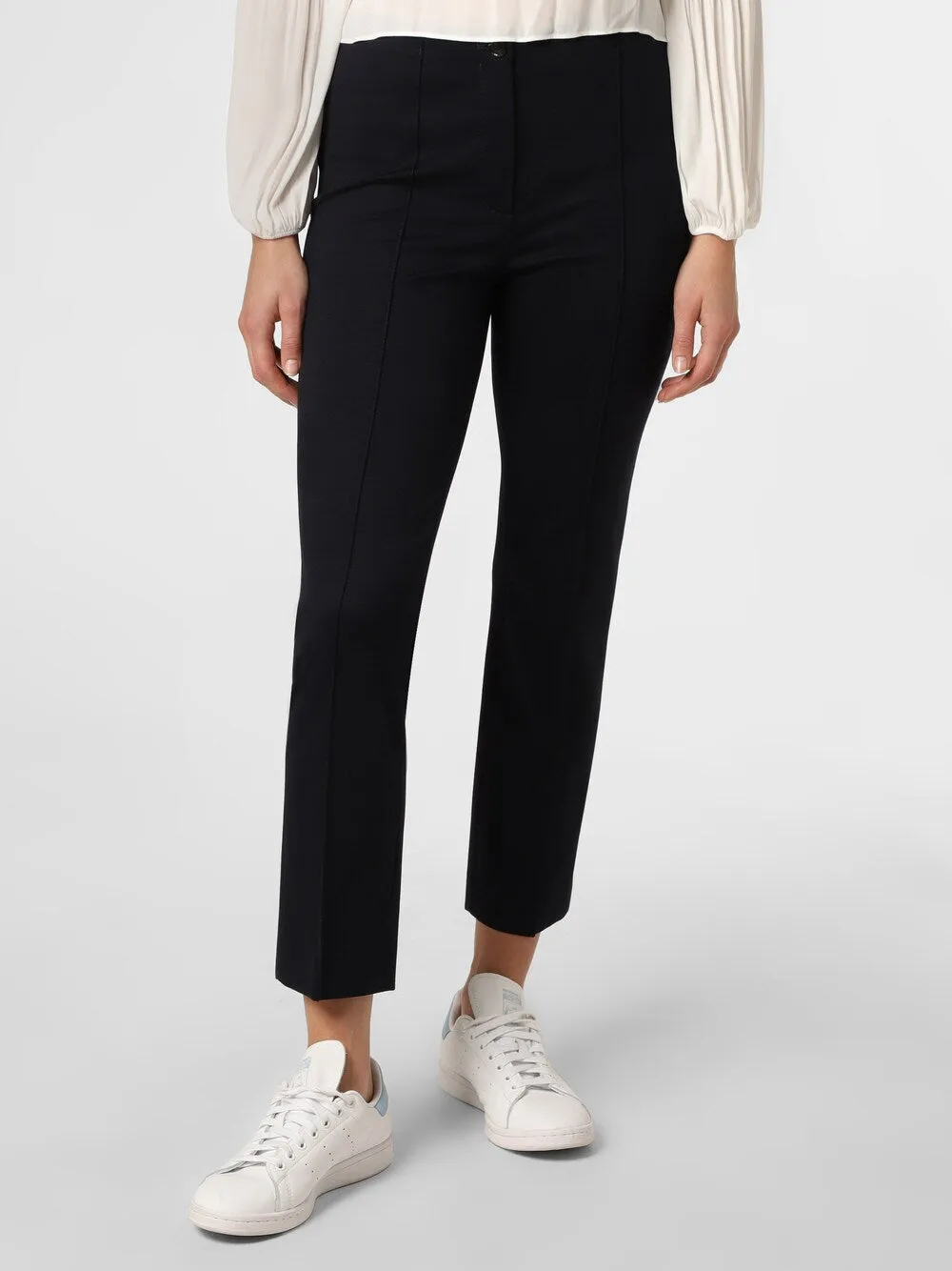 Marc Cain slim trousers, night blue
