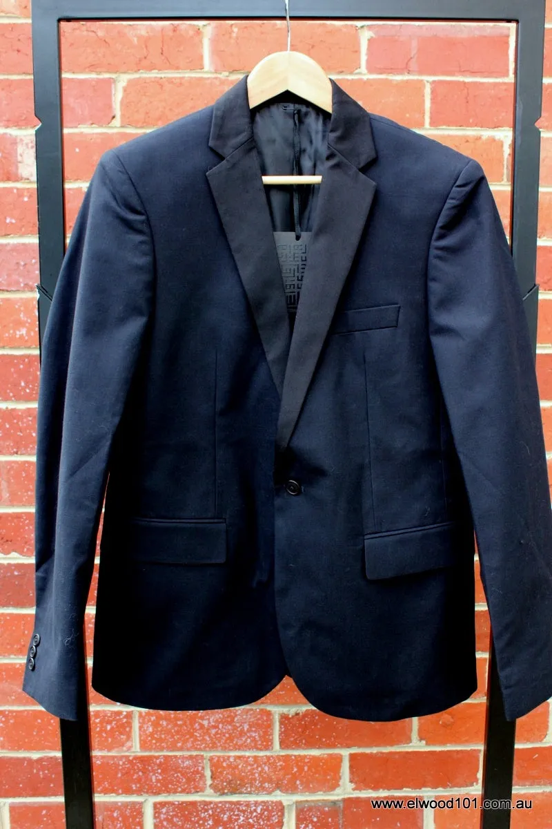 Mawlaii MENS HARPER BLAZER BALTIC BLACK