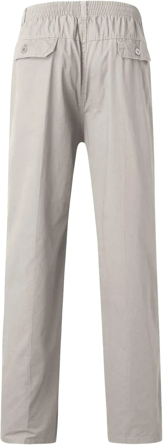 Mens Sweatpants with Pockets Big and Tall Pants Lightweight Hiking Workout Jogger Mens Streetwear Reflective Tactical