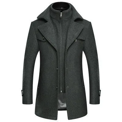 Men's Woolen Comfortable Winter Autumn Coat