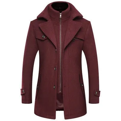Men's Woolen Comfortable Winter Autumn Coat