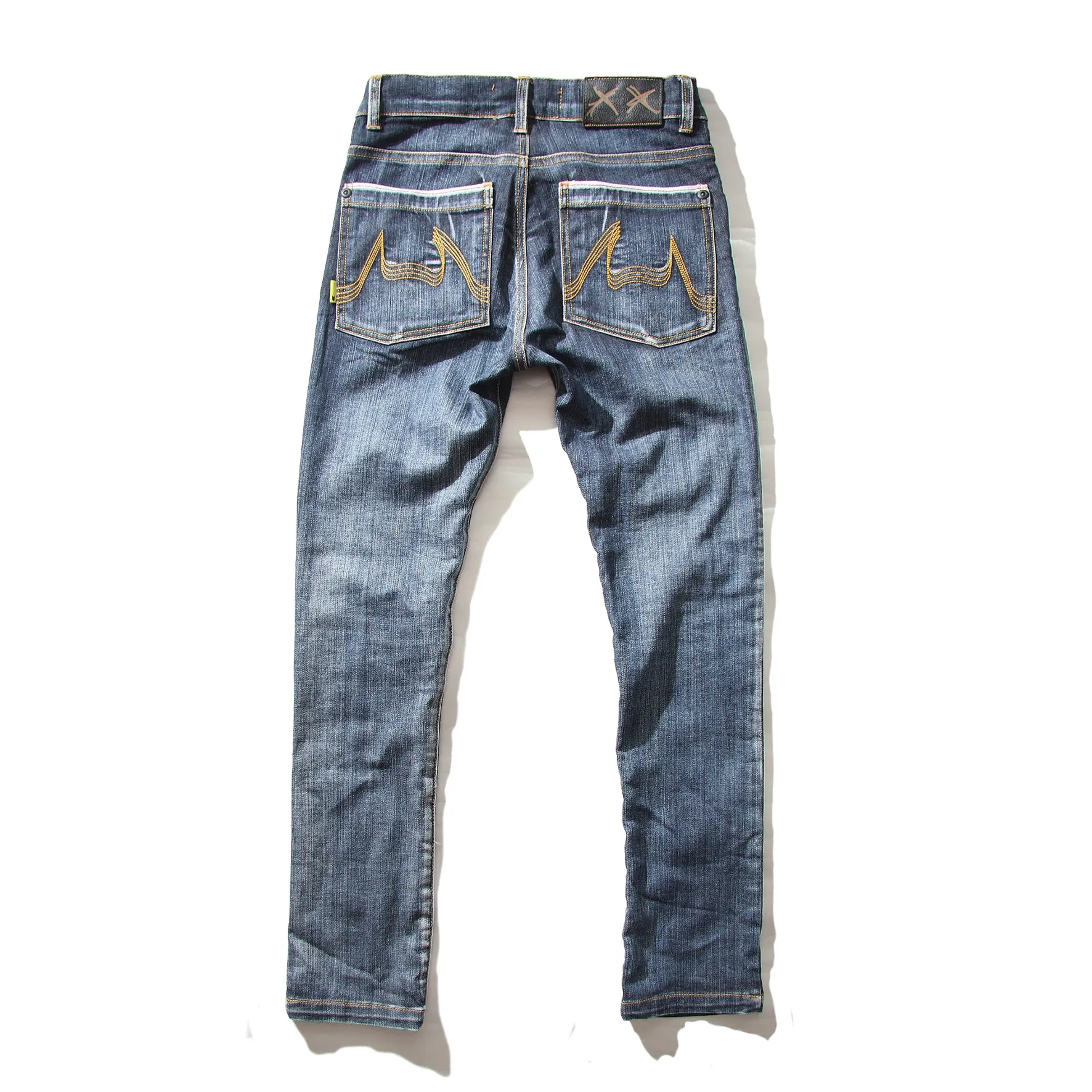 Munster - Slim Stovey Jeans - Beaten Blue