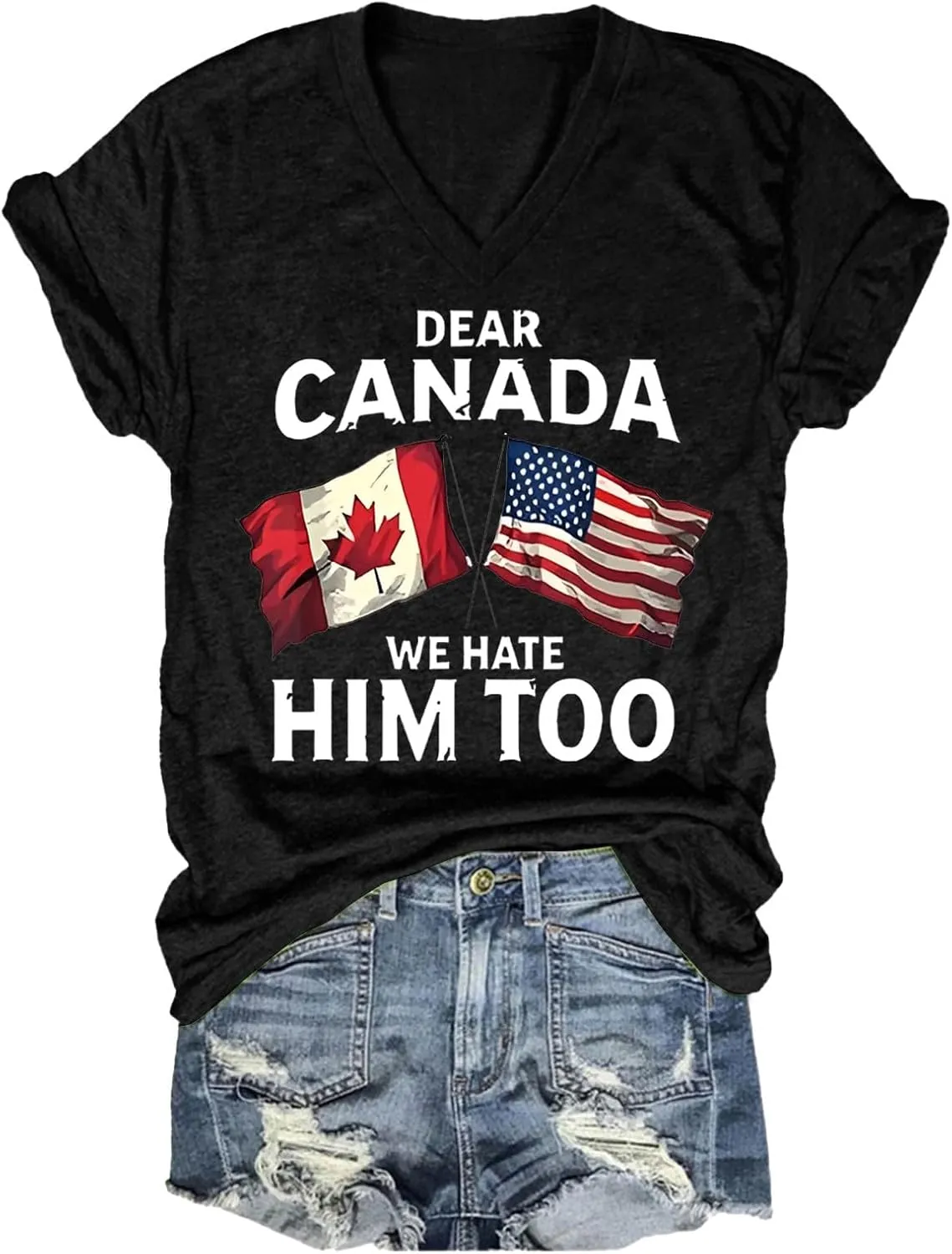 Resist Womens Tops Subtle Political Frog Dragonfly Turtle Short Sleeve Shirts for Women Hate Him Too Funny Shirt