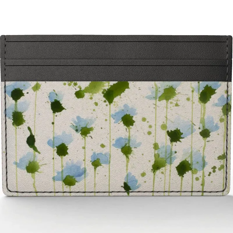 Subtle Language Leather Card Holder