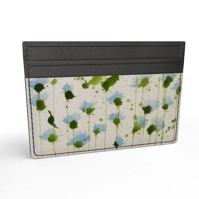 Subtle Language Leather Card Holder