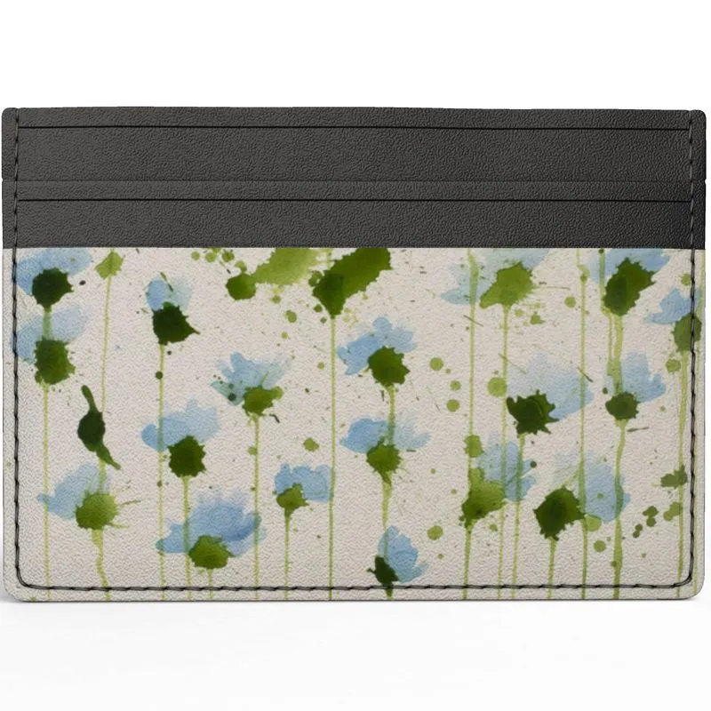 Subtle Language Leather Card Holder