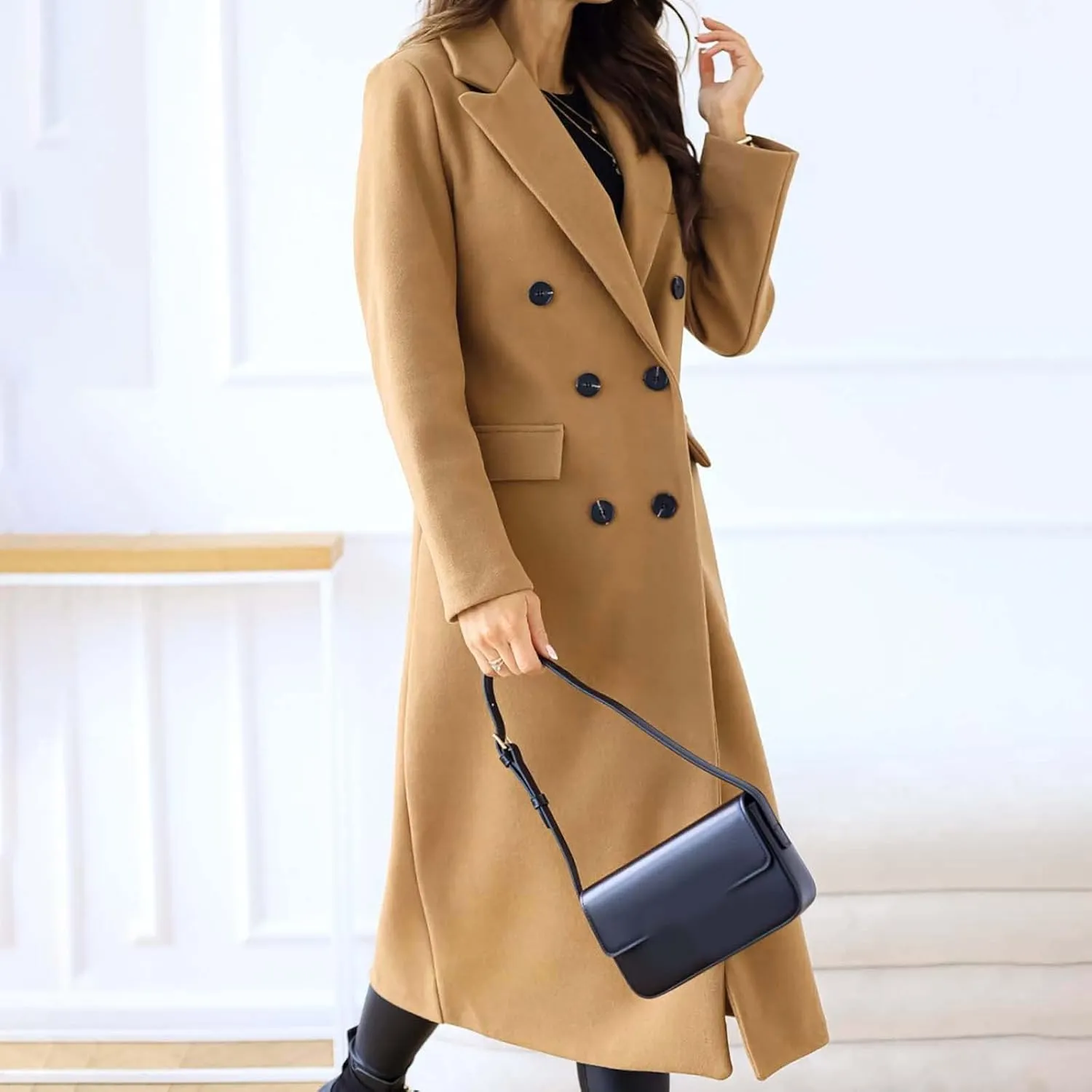 Winter Coat Women Long Coat Outwear Womens Elegant Windbreaker Wild Winter Women's Coat Long Coat Women The Drop